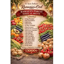 RAMAZAN PAKETİ SEBZE VE MEYVE BÜYÜK