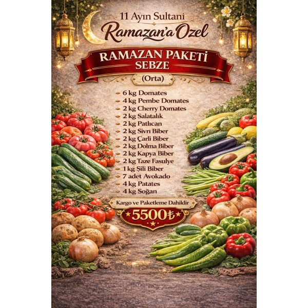 RAMAZAN PAKETİ SEBZE ORTA
