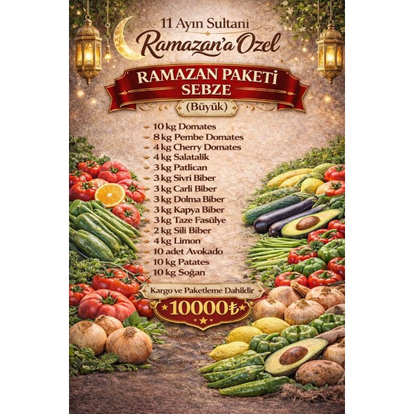 RAMAZAN PAKETİ SEBZE BÜYÜK