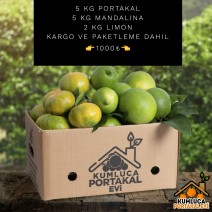 5 KG PORTAKAL-- 5 KG MANDALİNA-- 2 KG LİMON