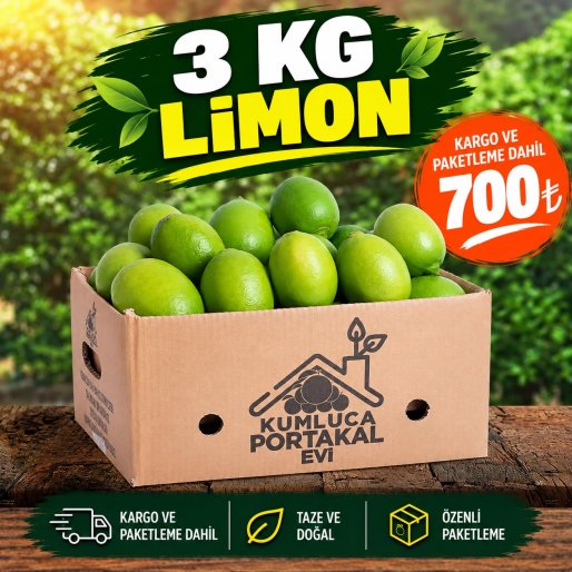 Kumluca Limon 3 KG
