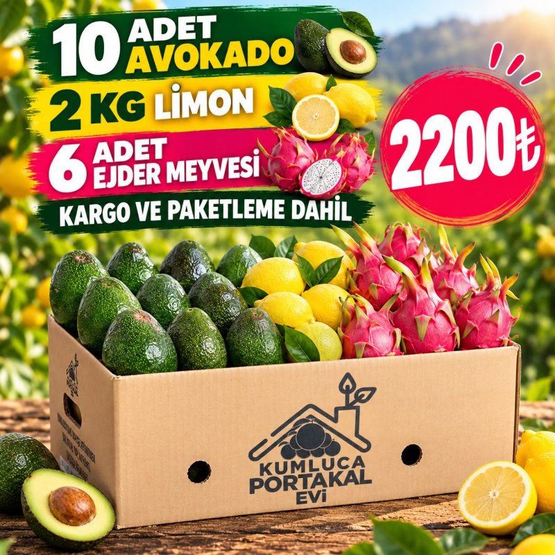 Avokado & Ejder Meyvesi Özel Paketi