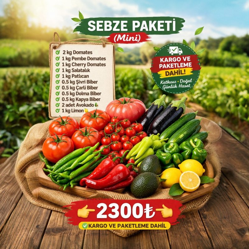 SEBZE PAKETİ MİNİ